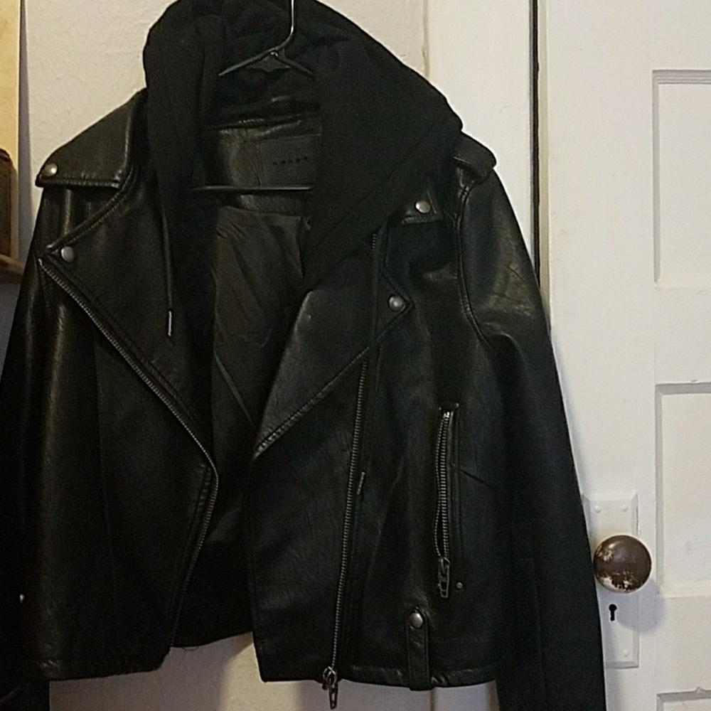 Blanc NYC faux leather jacket